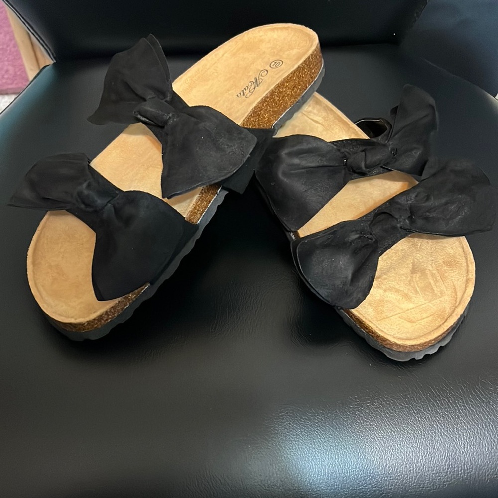 Double Bow Sandals